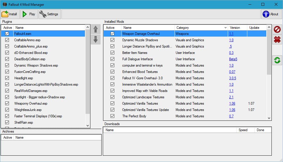 Fallout 4 Mod Manager - Установщик модов